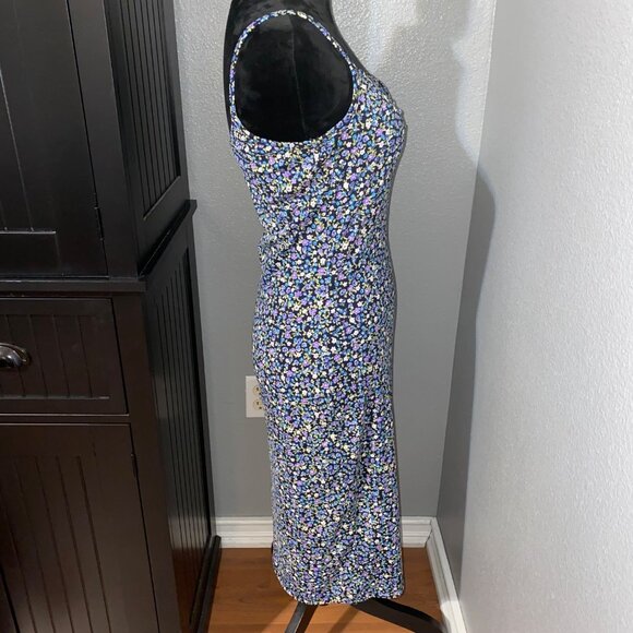 A. Byer Dress Size‎ M Floral Midi Whimsigoth Gothic Romance Dark Academia Moody - Picture 9 of 9